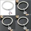 Charm Bracelets Noosa 12Mm Snap Bracelet Jewelry Elastic Ginger Buttons Chunk Charm Bangle Fit Diy Snaps Drop Delivery Bracelets Dhw2N