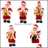 Dekoracje świąteczne elektryczne Święty Mikołaj Święty Śpiew Taniec saksofon