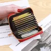 Fashion Women Pu ID владелец кредитной карты Mini Zipper Cocket Cash Carp Card Card Cash Organizer heartizer