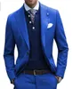 Fashionable Lavender Groom Tuxedos Men Wedding Dress Notch Lapel Men Blazer Prom Dinner/Darty Suit