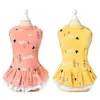 Dog Apparel Puppy Cat Cotton Dresses For Yorkies Chihuahua Clean Clothing Soft Pets Cats Durable Skirt Dress