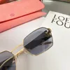 Vintage-Sonnenbrille mit glänzendem Metallrahmen für Damen, sexy MU53WS, Polygon-Brille, Acetat-Schutz, Fahren, sexy, kleine Brillen, Damen-Intervall-Tempel, Gafas de Sol für Frauen