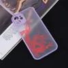 الحالات الجمالية الفريدة الفريدة من نوعها ، حالات هاتف تنين Red Dragon لـ iPhone 14 12 11 13 Pro Mini X XS Max 6 7 8 Plus SE Soft Pumper Back Cover