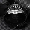 Pulseiras de relógio para SRP601J1 Water Ghost Canned Diving Strap pulseira impermeável masculino silicone preto azul esporte 20mm 22mm