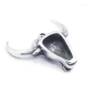 Colares pendentes Design Design Bull Head 316 Aço inoxidável Moda legal Ladies Man Horn Skull Colar