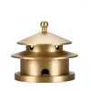 Fragrance Lamps Copper Incense Burner Domestic Sandalwood Tiantan Vintage Living Room Decoration Aroma Gift