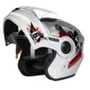 Capacetes de ciclismo Capacete de motocicleta Locomotiva cinza Capacete completo Capacete de verão Geral Motorcycle Helmets Um tamanho com luz traseira T221107