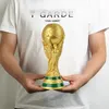 Trofeo coleccionable de la Copa del Mundo, modelo de trofeo de la Copa Hércules, artesanía de resina, recuerdo del partido de fútbol T221111