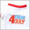 Dog Apparel Dog Apparel Breathable Shirts Independence Day Dogs Shirt 4Th Of Jy Patriotic Puppy Tshirts Drop Delivery Home Garden Pe Dhef5