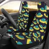 Couvertures de siège d'auto Accessoires intérieurs de couverture universelle d'OVNI mignon pour la pêche en polyester