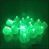 Andere Event Party Supplies 100 teile / los LED-Blitz Leuchtende Kugel für Luftballons Geburtstag Hochzeit Party Dekoratives Licht BB Drop Liefern Dhodu