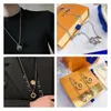 High End Design Ketting Populaire Hanger Ketting Mode Stijl Vergulde Lange Ketting Designer Luxe Sieraden Accessoires Geselecteerde Cadeaus Voor Liefhebbers Vriend