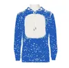 UPS Nowa sublimacja Bleached Home Garden Clothing Zużycie Sweter Ogród Męskie Bluzy Bluzy Treszcze Polyestrowe T-shirt