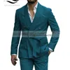 Erkekler Blazers Erkekler Blazer Lüks DesignersTyle Western Taarned Suit Kart Kemeri Smokin Beyefendi Doku DOĞRU RENK RENK TASARIM 221111