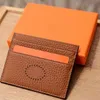 Women's original With box Mens wallets cardholder purse smooth sheepskin Leather card holder Luxury designer card Holders Coin Purses woman wallet key pouch