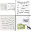 Painting Supplies Painting Supplies Quite Curvy Stamp Set And Coordinating Dies Branches Birds Words Metal Cutting For Diy Scrapbook Dhybn