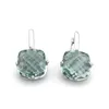 Stud CSJ Green Amethyst Boucle d'oreille Sterling 925 Argent Citrine Ametrine Paraiba Zultanite pour les femmes Fête d'anniversaire Cadeau de fiançailles Bo8196349