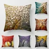 Pillow Flower Plant 3D Pillows Tree Cotton Linen Pillowcase Sofa Couch Covers Home Decor Square