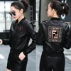 Women's Leather Faux THEME 21 Women Fashion Pu Jacket Zipper Motorcycle Coat Short Biker Soft Bomber Female 221111