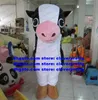 Mascot Costume Cow Bossy Cattle Calf For Two Persons To Wear Adult Cartoon Character Fancy High-end Company Kick-off zx1234