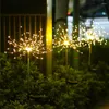 Солнечный на открытом воздухе фейерверк Fairy Light 90/120/150 -й водонепроницаемый садовый путь патио.