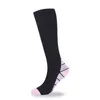 Men's Socks Outdoor Riding Running Unisex Stripe Compression Color Matching Sports Varicose Veins Men Thigh Stockings