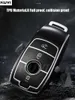 Araba Anahtarı Yeni TPU Araç Uzak Anahtar Kılıf Kapak Kabuk Fob için Mercedes Benz A C E S Sınıf GLC CLE CLA GLB GLS W177 W205 W213 W222 X167 AMG T221110