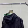 Giacche da uomo Designer Giacca da cappotto stile europeo americano Cappotti cardigan da uomo Giacche con cappuccio moda Felpe da uomo donna Double face verde nero oversize HCN2