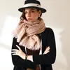 スカーフファッション甘いタッセル秋の冬のカシミアパシュミナ長い厚い毛布ショール女性旅行オールマッチラップブファンダ