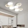 Pendant Lamps Modern Dining Table Ceiling Light LED Strip Room Chandelier Remote Control Dimming