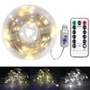 Strings 10m afstandsbediening LED Fairy Lights 5V USB aangedreven koele/ warm witte outdoor waterdichte kerstsnoer lichttimer 8 modus