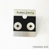 Stud Earrings Round Design Earring Studs Elegant Fashion Women Jewelry Rose Gold Hollow Girl Gifts YXMAMA-EHSGR