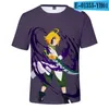 T-shirt da uomo 3D Meliodas Camicia casual adatta Estate Uomo Donna Manica corta Ragazze Ragazzi T-shirt Hip Hop T-shirt