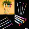 Ballpoint Pens Pens Pens 1PCS Diamond Head Crystal Pen Concert Rainbow Pigieniarnia Prezent School Office