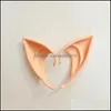 Andra festliga festförsörjningar Halloween Cosplay Ear Mysterious Elf Ears Fairy Accessores Latex Soft Protetic False Party Parts Dr DHD18