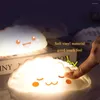 Night Lights Cute LED Light Bun Dumpling Cartoon Bedroom Holiday Home Decoration Soft Lamp Christmas Children Gifts