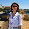 Gargantilla Bohemia para mujer, collar con cuentas de perlas de imitación multicapa de estilo étnico con cuentas, joyería informal para vacaciones en la playa