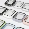 Uygulanabilir 2021 Yeni Watch Case 7 Nesil Koruma Iwatch7 PC Sabit Kabuk Temperli Film