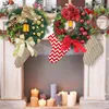 Decorative Flowers Christmas Wreath Sacred Xmas Hanging Garlands Front Door Window Wall Ornament Fireplace Staircase Balcony Garden