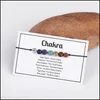 Beaded Handmade 7 Chakra Beaded Bracelet Strands Mens Womens Colorf Mixed Stone Healing Mala Bead Bracelets Drop Delivery Jewelry Dhtiz