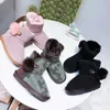 Barnskor barn klassiska australien stövlar småbarn mini hårboll snö boot varm sneaker pojkar flickor designer tränare baby barn ungdom uggi spädbarn vintersko