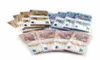 Party Fourniture Fake Money Banknote 5 10 20 50 100 200 US DOLLAR EUROS REALY TOY BAR PROPS CARRENCE FILM MARGE