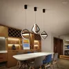 Ljuskrona Crystal Nordic Simple LED Pendant Lights Kök runda hängande för matsal hoom sängklippning