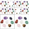 Loose Gemstones 7Pcs/Set Loose Chakra Healing Reiki Natural Tumbled Stone Irregar Polishing Rock Quartz Yoga Meditation Energy Stone Dh4Hw