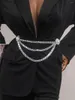 Belts Fashion Pants Waist Chain Clothing Accessories Multi-layer Hip Hop Tassels Diamonds Appearance Choker Jewelry Gifts