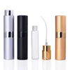 Mini flacon pulvérisateur de parfum rechargeable en aluminium, 100 pièces, Mini flacon de voyage Portable de 10ml, récipients cosmétiques avec atomiseur, 1/3oz, nouveau