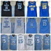 NCAA 15 Vince Carter Jersey North Tar Heels High School Florida Daytona Beach vasteland basketbaltruien Carter -uniform