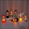 Andere feestelijke feestbenodigdheden Party Supply Retro Creative Led Pony Lantern Halloween Christmas Wedding Summer Yard Sfeer Decor Dh9xn