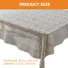 Table Cloth Cover Tablecloth Cotton Crochet Lace Vintage Placemats Runner Topper Square Beige Knitted Doily Sofa Tablecloths