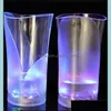 Кружки люминесценция Colorf Water Cup Novely Induction Light Beer Mug Mug Mti Colors Маточные вазы чашки Новое прибытие 4 4 МВ